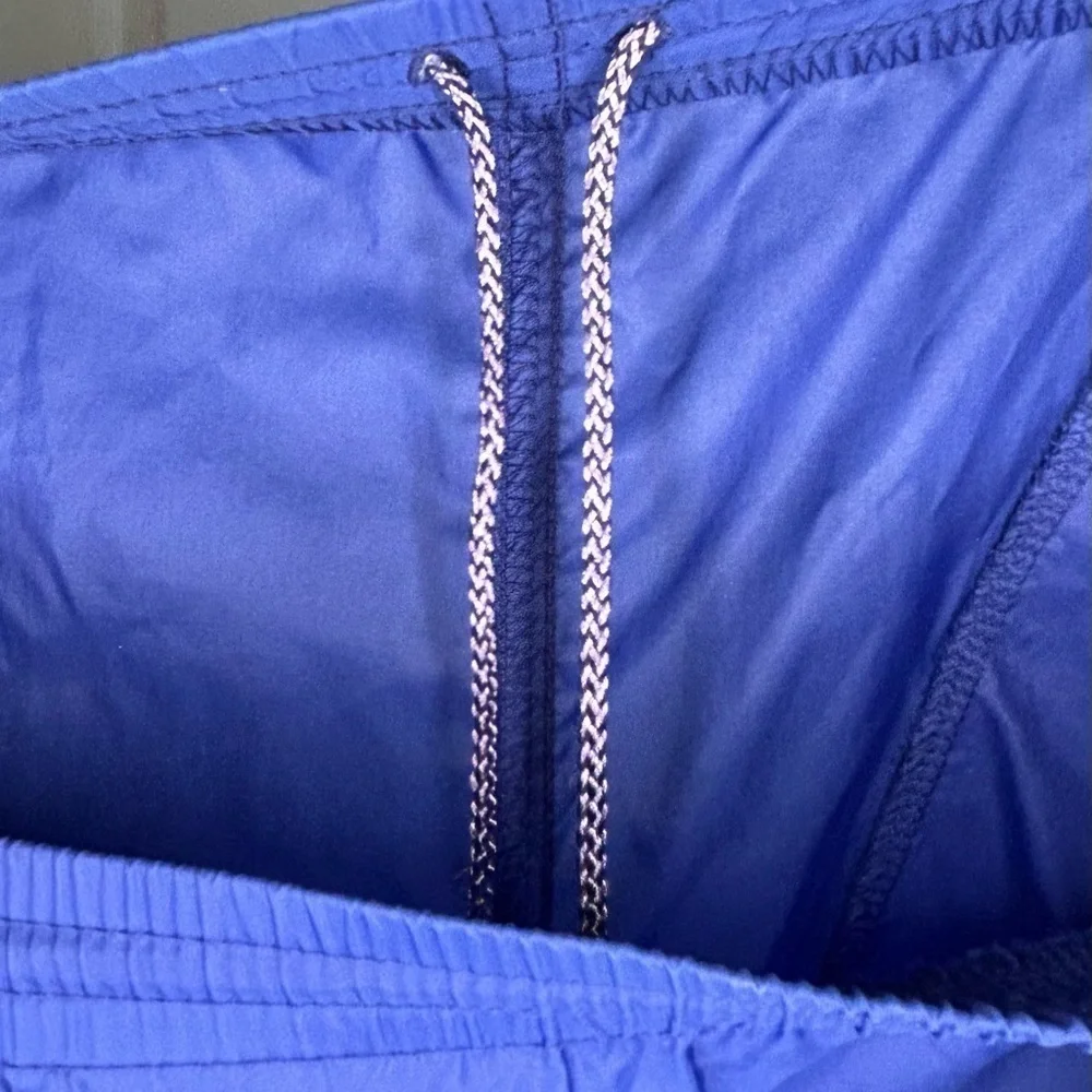 Nike Windbreaker Ankle Zip Track Pants Mens Size Medium Blue Thin Lightweight